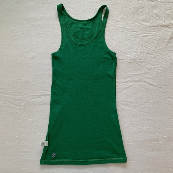 Abercrombie Ribbed Green Tank Top Juniors - Picture 7 of 15